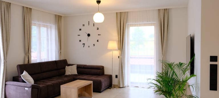 Wohnzimmer des Nussberg Chalets