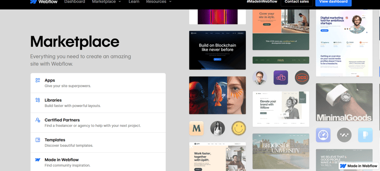 webflow features