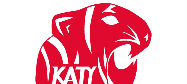Katy High School Tigers red and white 3D printed school spirit keychains phone stands custom items