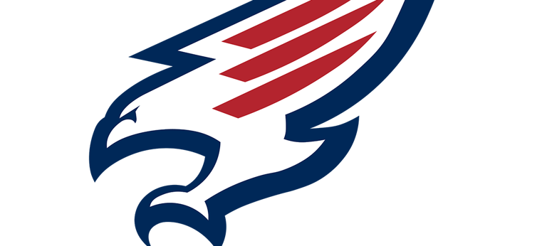 Tompkins High School Falcons navy crimson white 3D printed personalized school spirit products Katy