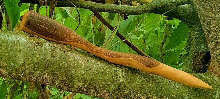 Baguettes salamander baguette en bois de poirier magie sorcellerie sorcière