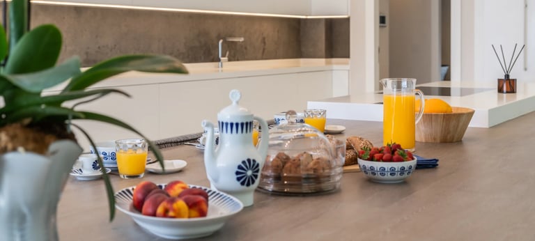 Designer kitchen at Villa Serenity 