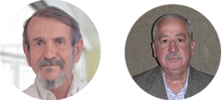 Fotografias dos Drs. Jairo Andrade Lima e Saulo Monteiro dos Santos.