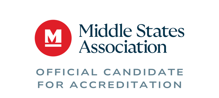 Accredited Islamic online school candidacy seal from Middle States Association MSA for Delight Acade