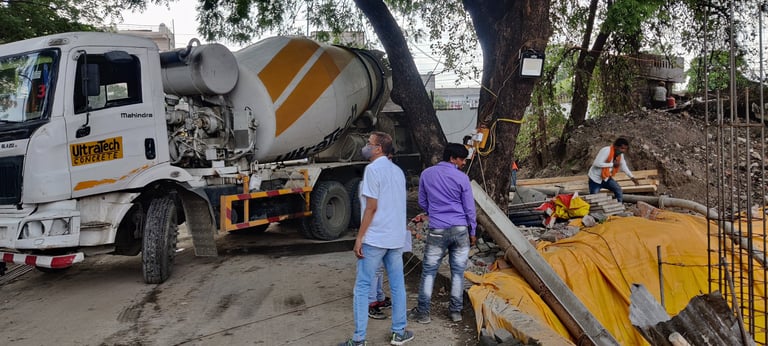 Industrial facility construction project in Indore by Bhavans Civiltech LLP