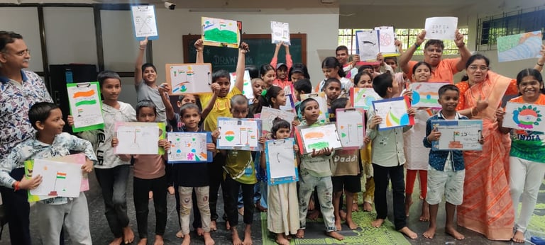 Drawing Competition on Independence Day at SIWA