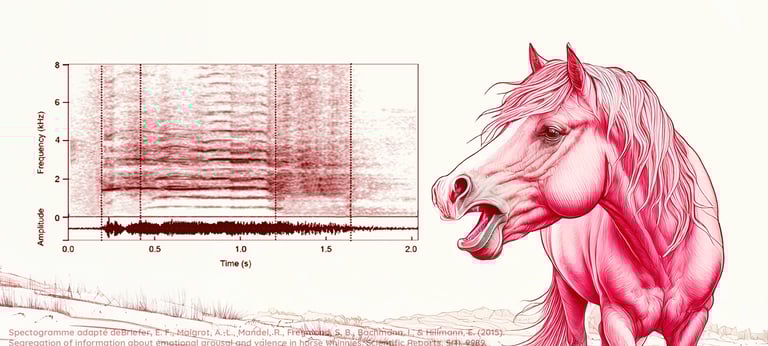 emotion cheval mesure étude vocalise