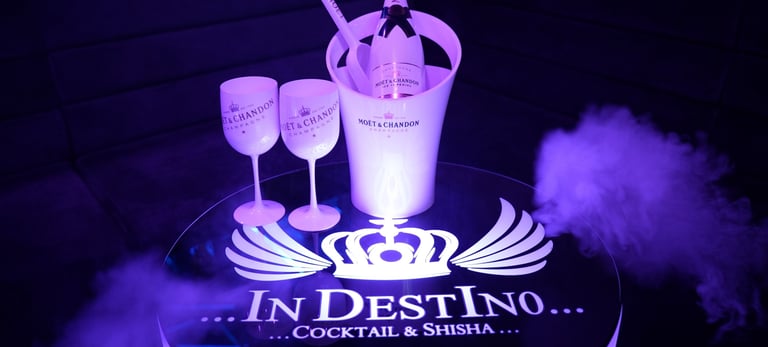 logo and champagne photograph