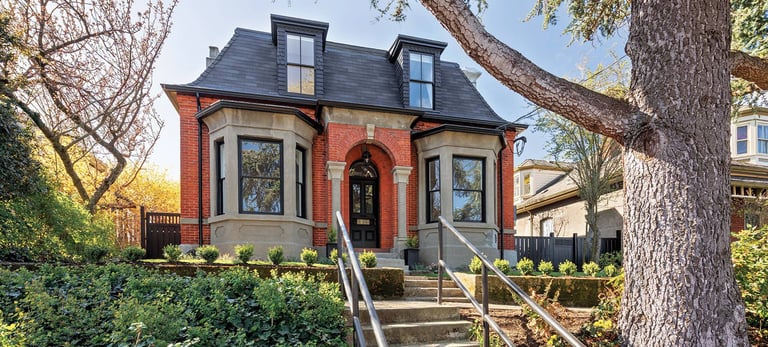 Character home requiring structural upgrades while preserving original design.