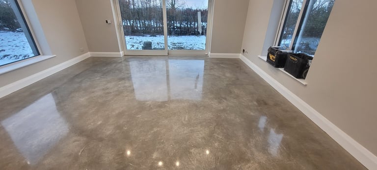 polisherd concrete floot