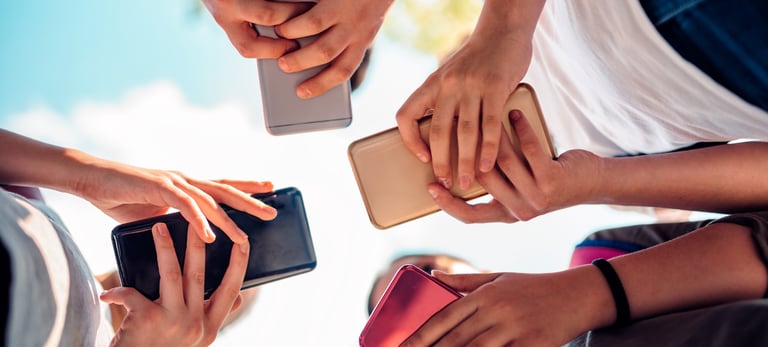 Kids on the mobile devices