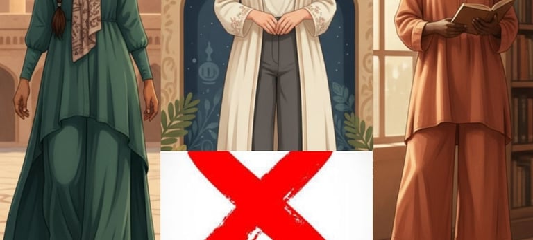 🏠🌍Women Pants In Islam : Restrictions And Allowances  👖🕌