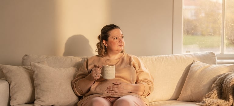 Persona con sovrappeso e metabolismo rallentato che necessita riequilibrio