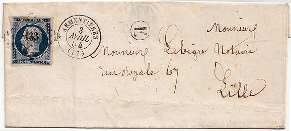 Losange Petits Chiffres 133 et type 15.