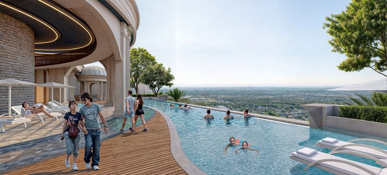 The Bliss Condominium infinity pool