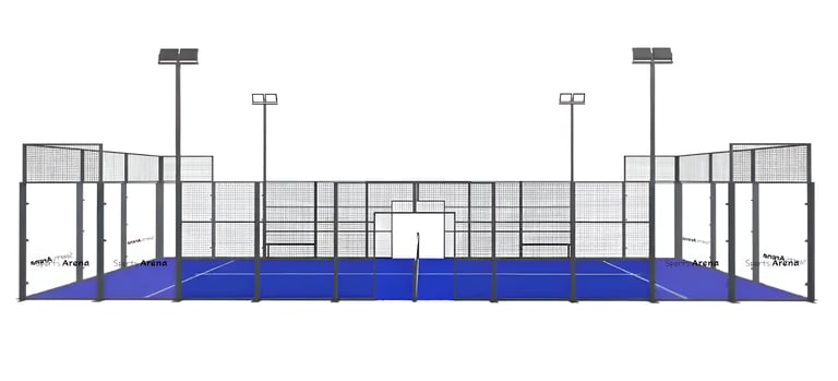 Padel sport, Padel court