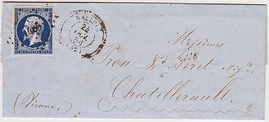Losange Petits Chiffres 1485 et type 22.