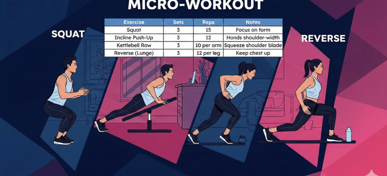 Image of woman doing micro workoutsImage of woman doing micro workouts