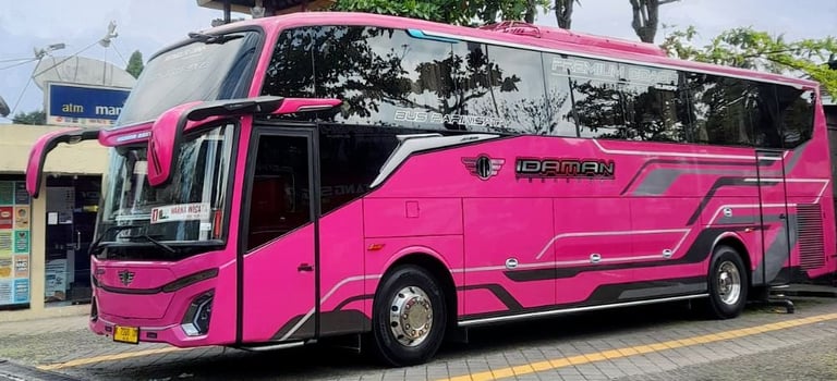 Sewa bus pariwisata di Yogyakarta dan Jawa Tengah dengan fasilitas yang terbaik