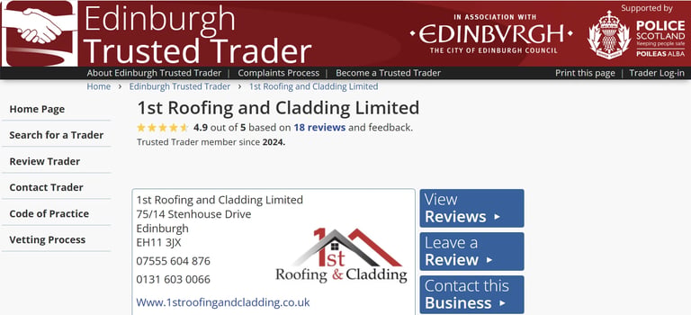 edinburgh-trusted-trader-scheme-1-st-roofing-and-cladding-ltd-webp