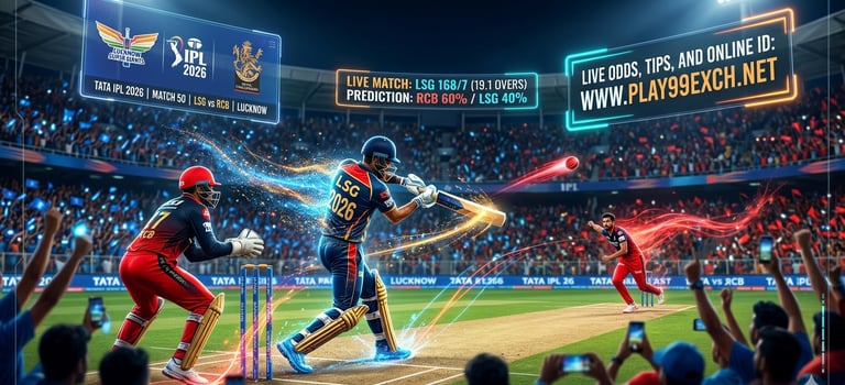 Play99exch LSG VS RCB