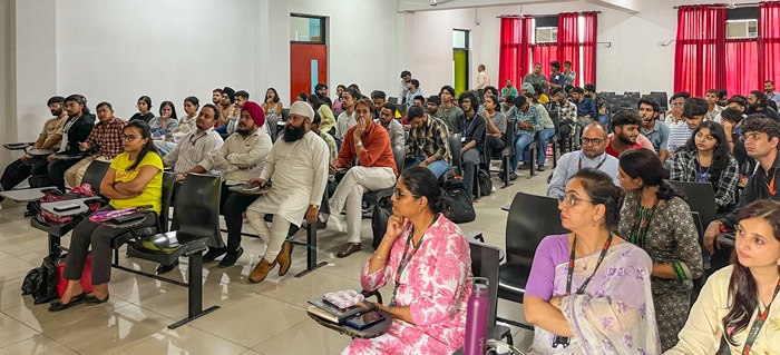 Group of students in lecture hall