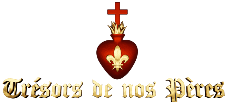 Logo Les Trésors de nos Pères avec leSacré-Cœur