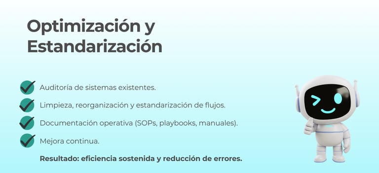 Optimización y Estandarización