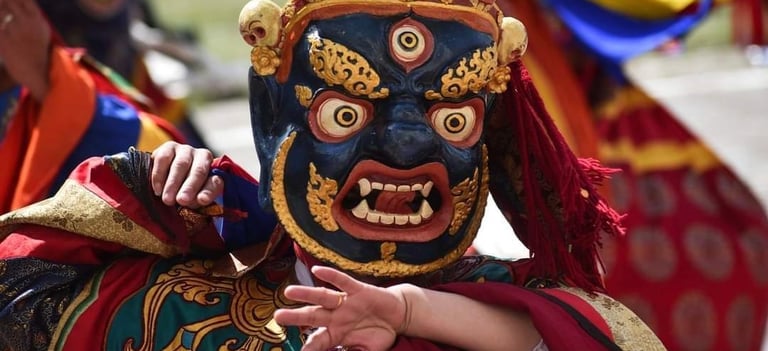 a-masked-dancer-at-paro-masked-dance-tshechu-festival