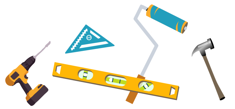 Image of a variety of tools