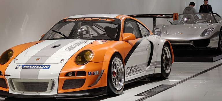 Porsche in the Porsche Musuem