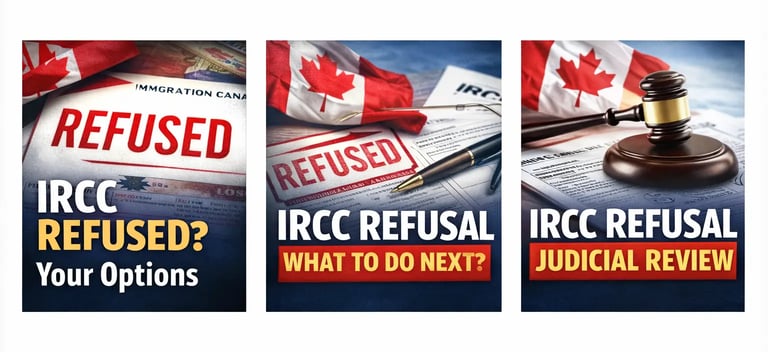 IRCC refusal remedies explained