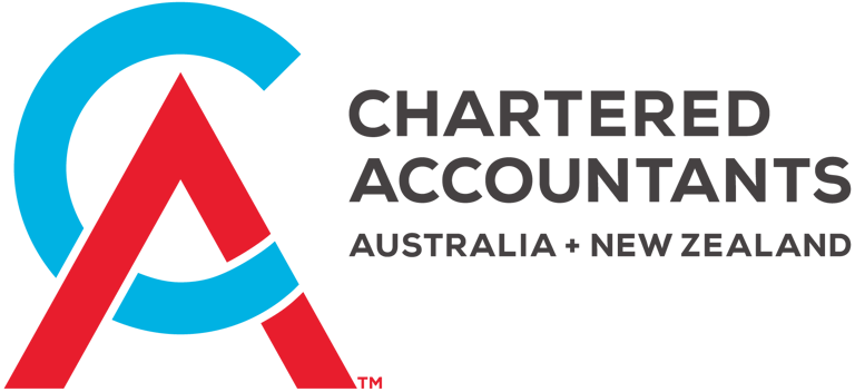 Chartered Accountants Australia and New Zealand accreditation logo