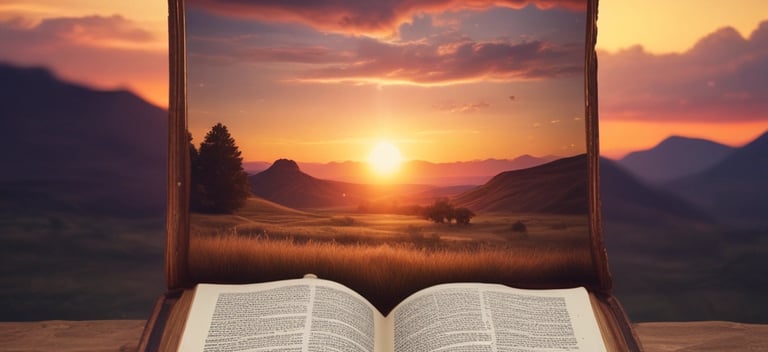 bible sunset