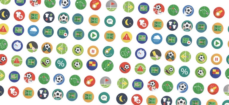 Action Map icons Set