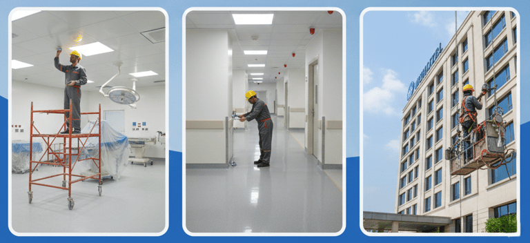 Hospitals, Institutions & Hospitality Facilities Waterproofing