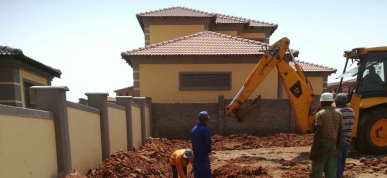 Excavation and slab prep underway in West Rand build