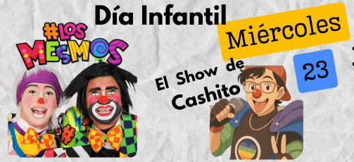 Show Infantil Los Mesmos Cashito en Sabinas Hidalgo Feria de la Fundación 2025