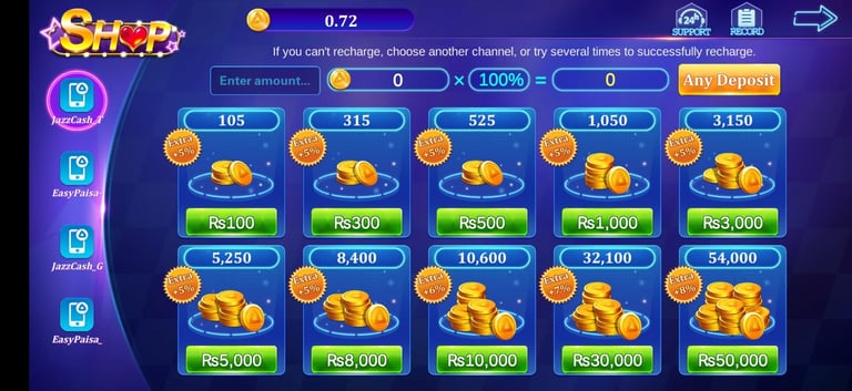 deposit in kkclub apk game