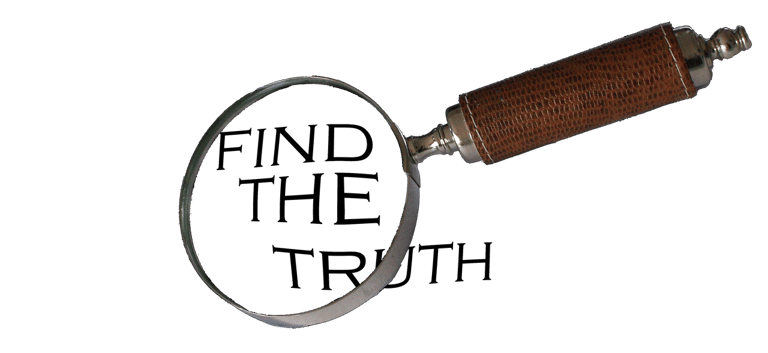 loupe trouve la vérité