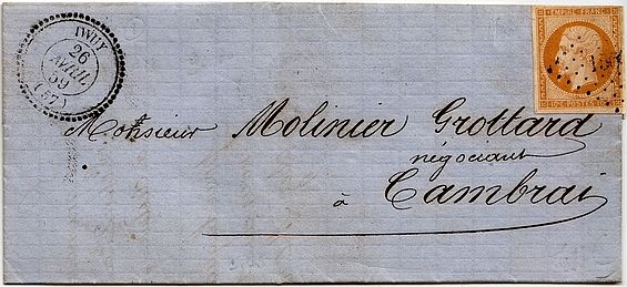 Losange Petits Chiffres 1565 et type 22.
