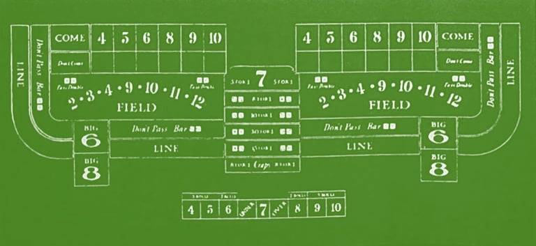 Old Craps Layout