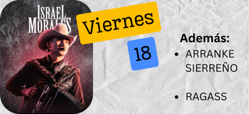 Israel Morales en Sabinas Hidalgo Feria de la Fundación 2025