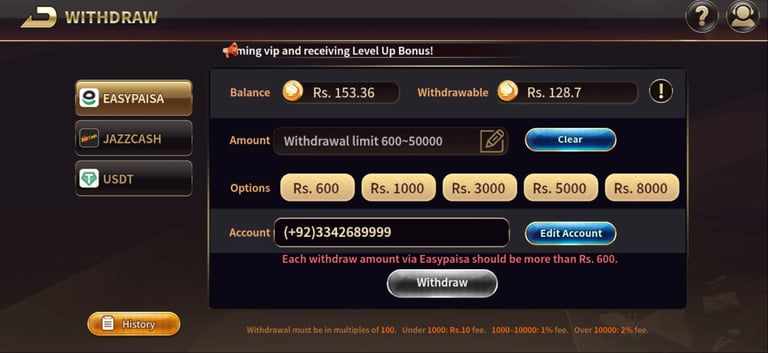 Royal x casino game paly & earn