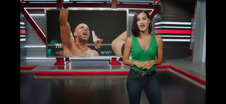 UFC Connected host Megan Olivi introduces Brazilian fighter Edson Barboza's power kicks.