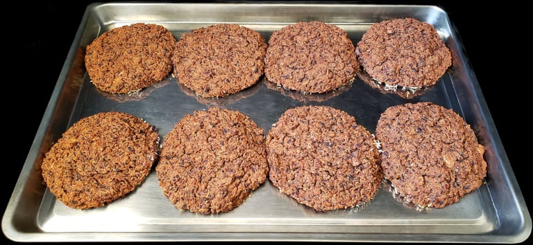 Tomato Black Bean Burgers