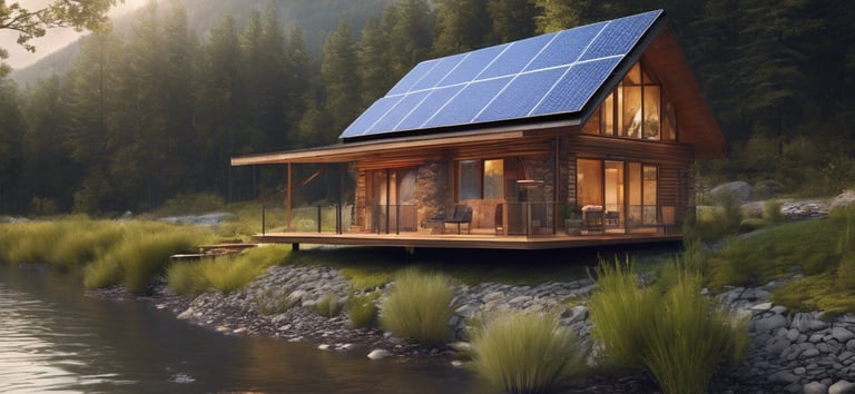 A wind farm with a wind turbine in the background