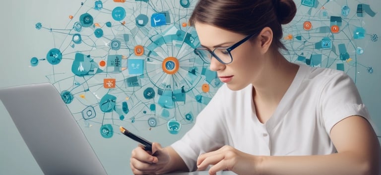 Corporate consultants discussing strategy over documents in an office setting.