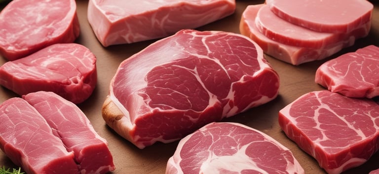 A selection of traditional Italian cured meats.