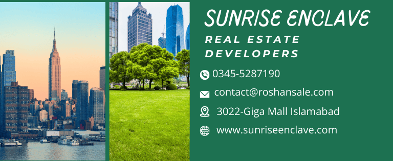 a business card with a picture of a city skyline